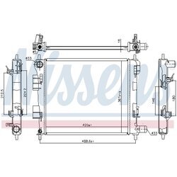 Chladič motora NISSENS 606702 - obr. 4