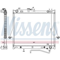 Chladič motora NISSENS 60854 - obr. 4