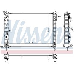 Chladič motora NISSENS 61688 - obr. 4