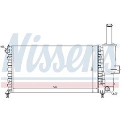 Chladič motora NISSENS 61764 - obr. 4