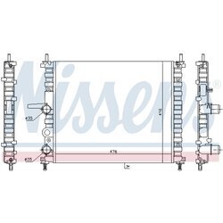 Chladič motora NISSENS 617878 - obr. 4