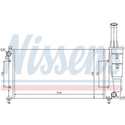 Chladič motora NISSENS 61889 - obr. 4