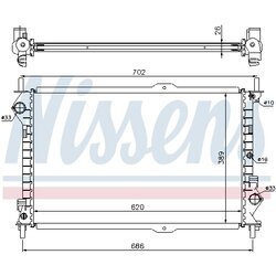 Chladič motora NISSENS 62156A - obr. 5