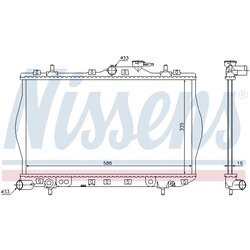 Chladič motora NISSENS 622971 - obr. 5
