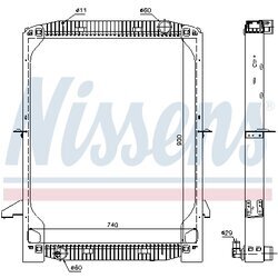 Chladič motora NISSENS 62342A