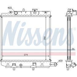 Chladič motora NISSENS 62455A - obr. 4