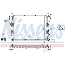 Chladič motora NISSENS 62774A - obr. 5