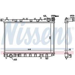 Chladič motora NISSENS 62974 - obr. 4