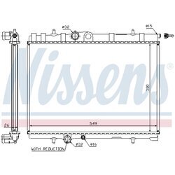 Chladič motora NISSENS 63744A - obr. 5