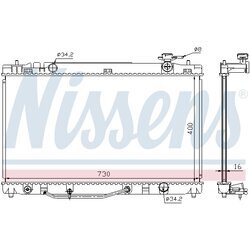 Chladič motora NISSENS 646808 - obr. 4