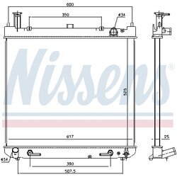 Chladič motora NISSENS 646947 - obr. 5