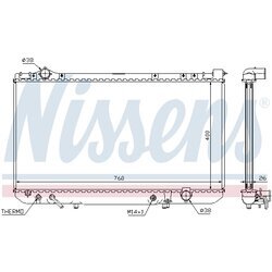 Chladič motora NISSENS 64756 - obr. 5