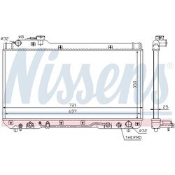 Chladič motora NISSENS 64761 - obr. 4