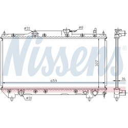 Chladič motora NISSENS 64781A - obr. 5