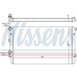 Chladič motora NISSENS 65280A - obr. 1