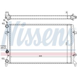 Chladič motora NISSENS 65296 - obr. 5