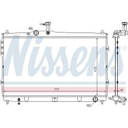 Chladič motora NISSENS 67095 - obr. 5