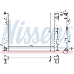 Chladič motora NISSENS 67286 - obr. 4