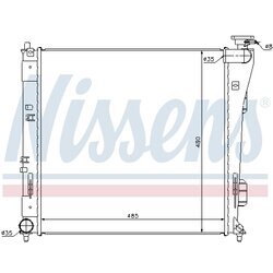 Chladič motora NISSENS 67606 - obr. 4