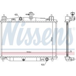 Chladič motora NISSENS 68504 - obr. 4