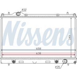 Chladič motora NISSENS 69210 - obr. 5