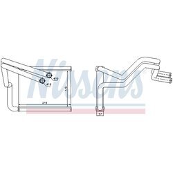 Výmenník tepla vnútorného kúrenia NISSENS 77633 - obr. 4