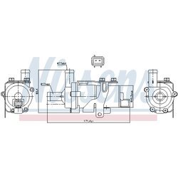 Vodné čerpadlo, chladenie motora NISSENS 831114 - obr. 5