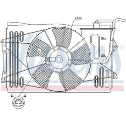 Ventilátor chladenia motora NISSENS 85232 - obr. 5