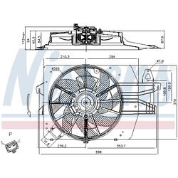 Ventilátor chladenia motora NISSENS 85537 - obr. 5