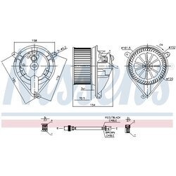 Vnútorný ventilátor NISSENS 87052 - obr. 5