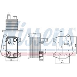 Chladič motorového oleja NISSENS 90832 - obr. 5