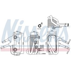 Chladič oleja automatickej prevodovky NISSENS 90834 - obr. 6