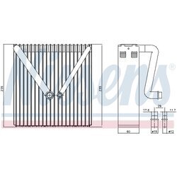 Výparník klimatizácie NISSENS 92234 - obr. 4