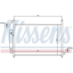 Kondenzátor klimatizácie NISSENS 940064 - obr. 5