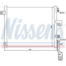 Kondenzátor klimatizácie NISSENS 940171 - obr. 5