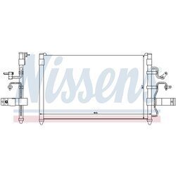 Kondenzátor klimatizácie NISSENS 94413 - obr. 5