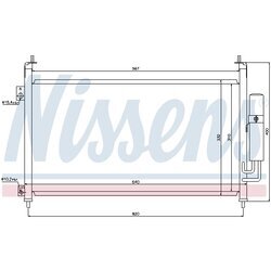 Kondenzátor klimatizácie NISSENS 94875 - obr. 5