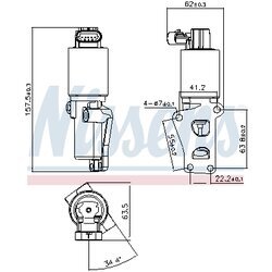 EGR ventil NISSENS 98170 - obr. 6