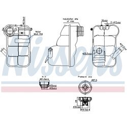Vyrovnávacia nádobka chladiacej kvapaliny NISSENS 996350