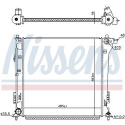 Chladič motora NISSENS 606098 - obr. 4