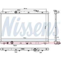 Chladič motora NISSENS 606444 - obr. 4