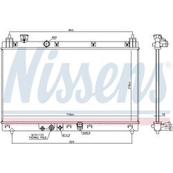 Chladič motora NISSENS 606519 - obr. 4