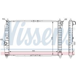 Chladič motora NISSENS 61645 - obr. 5