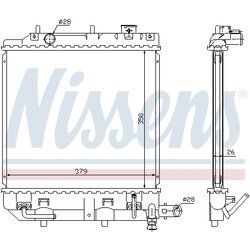 Chladič motora NISSENS 62459 - obr. 5