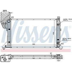 Chladič motora NISSENS 62686A - obr. 5