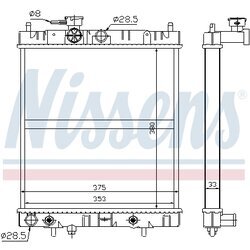 Chladič motora NISSENS 629871 - obr. 5