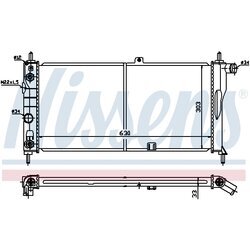 Chladič motora NISSENS 632751 - obr. 4