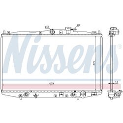 Chladič motora NISSENS 63345 - obr. 5