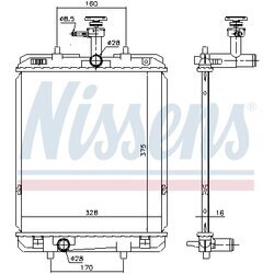 Chladič motora NISSENS 636015 - obr. 4