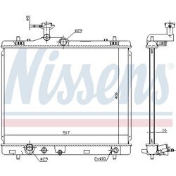 Chladič motora NISSENS 64258 - obr. 4